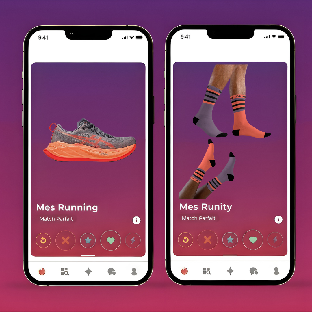 Chaussettes de Running Dépareillées et Personnalisables