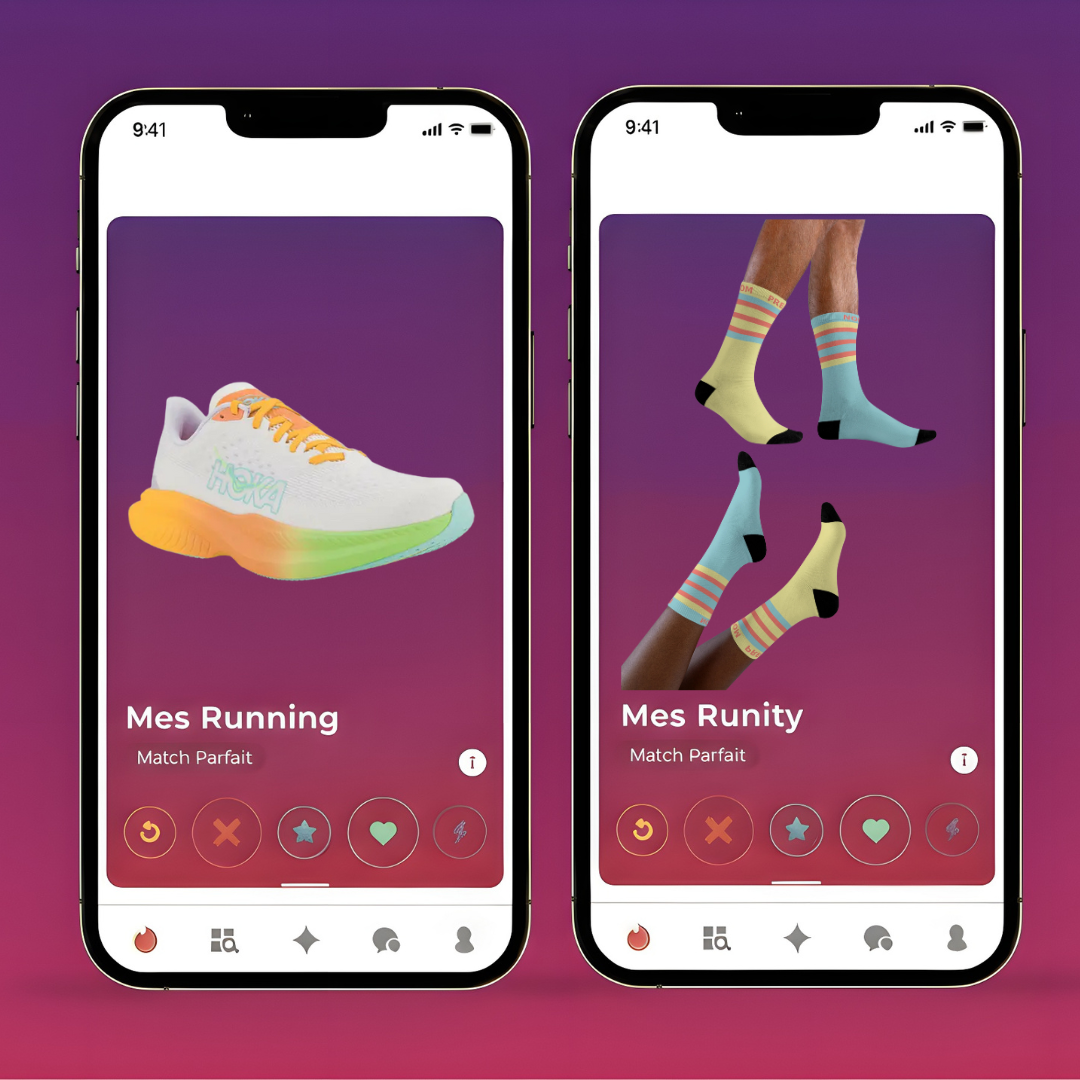 Chaussettes de Running Dépareillées et Personnalisables