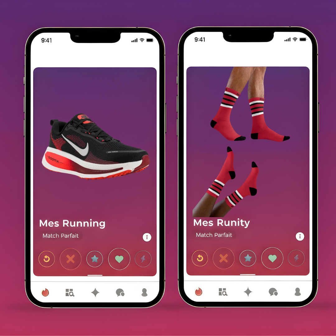 Chaussettes de Running Unies et Personnalisables