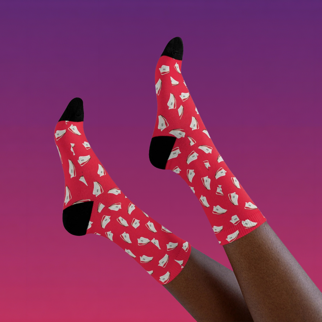 Chaussettes de Running à Motifs
