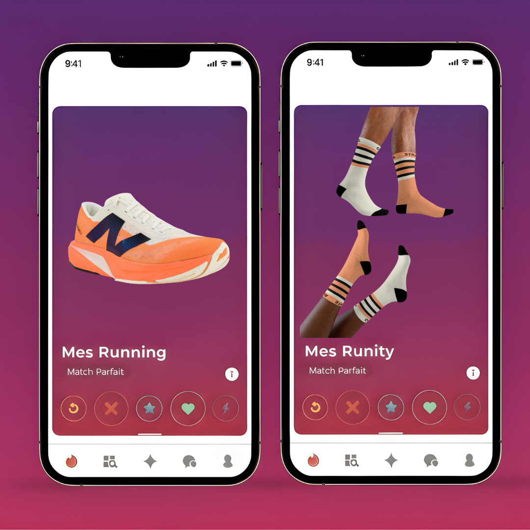 Chaussettes de Running Dépareillées et Personnalisables