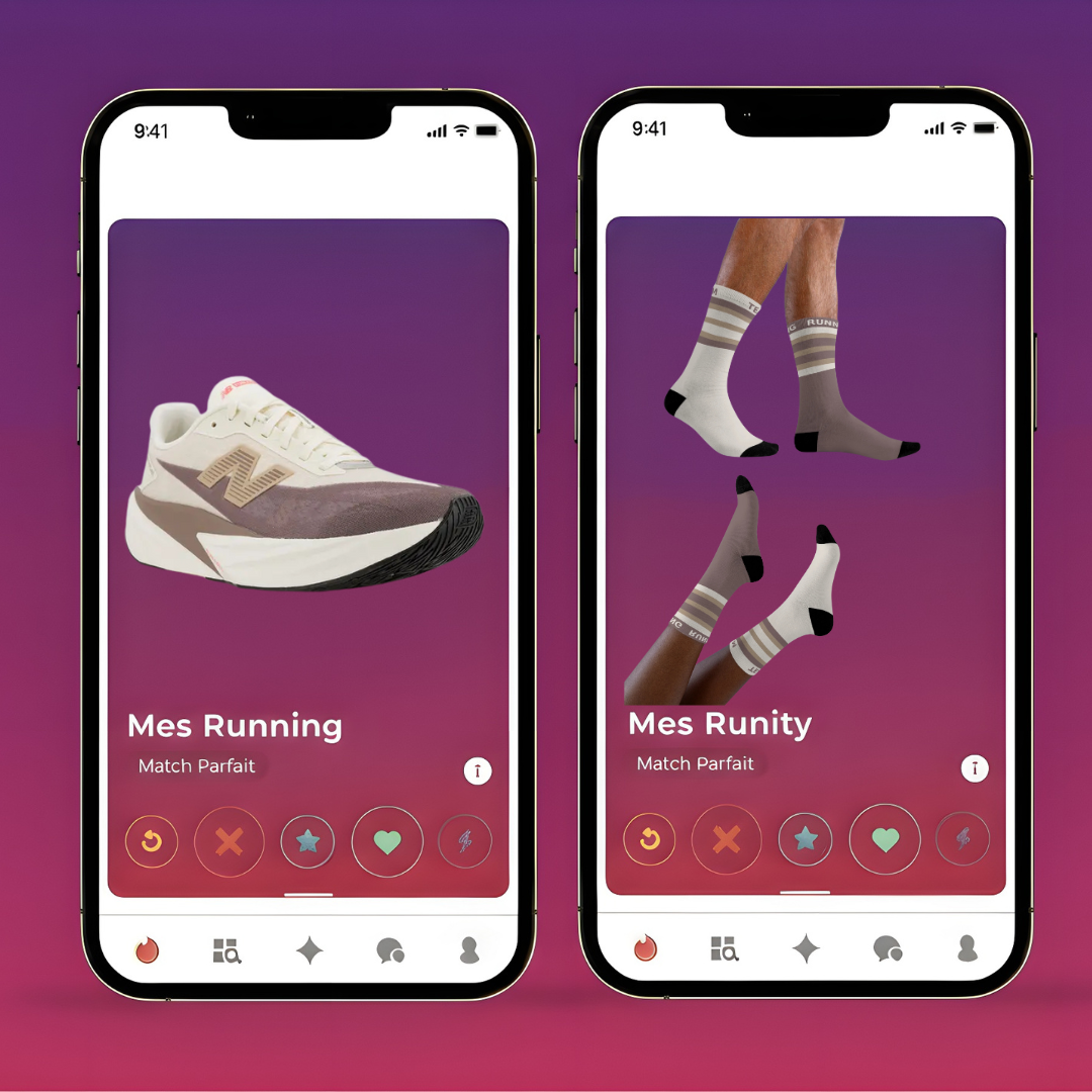 Chaussettes de Running Dépareillées et Personnalisables