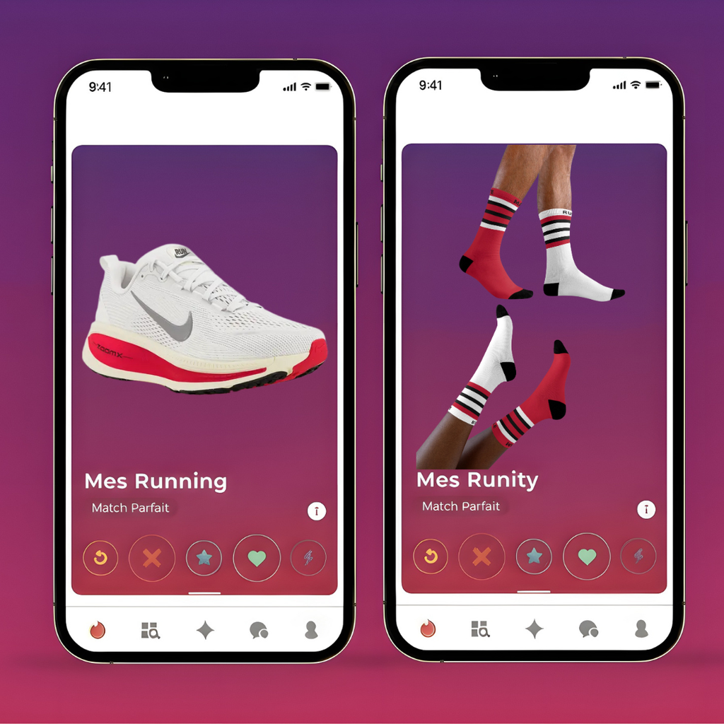 Chaussettes de Running Dépareillées et Personnalisables