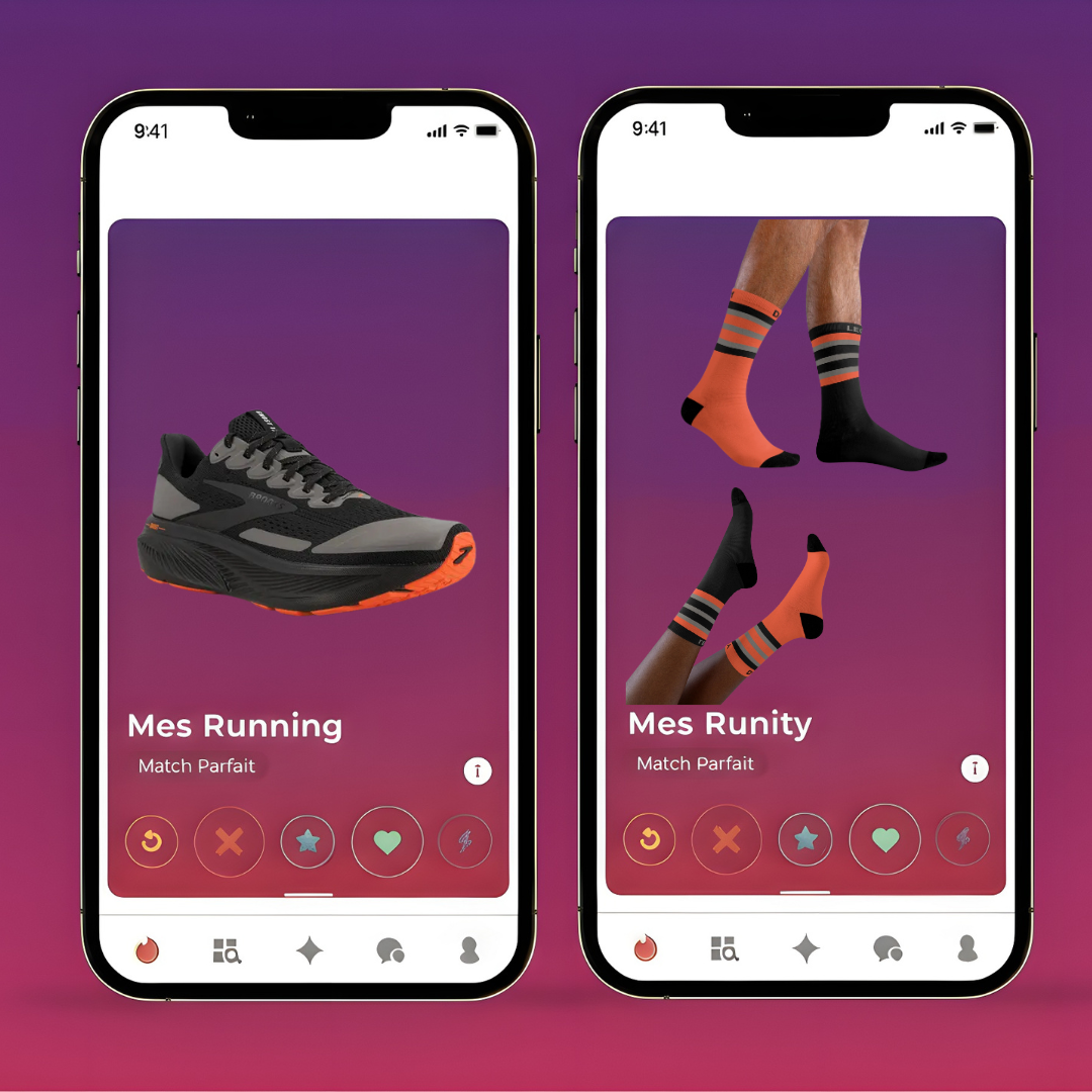 Chaussettes de Running Dépareillées et Personnalisables