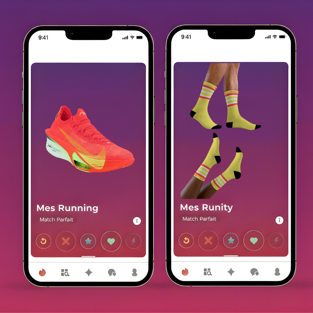Chaussettes de Running Unies et Personnalisables