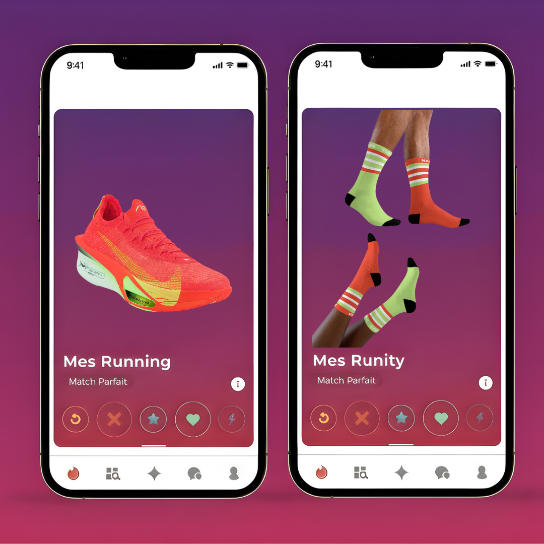 Chaussettes de Running Dépareillées et Personnalisables