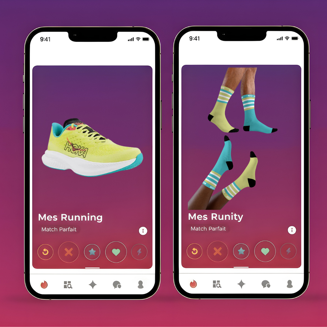 Chaussettes de Running Dépareillées et Personnalisables