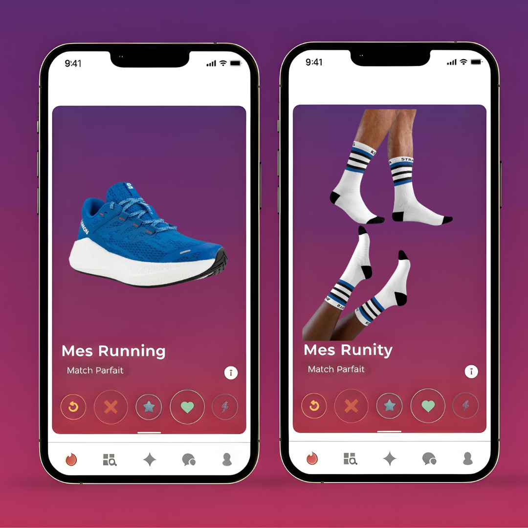 Chaussettes de Running Unies et Personnalisables