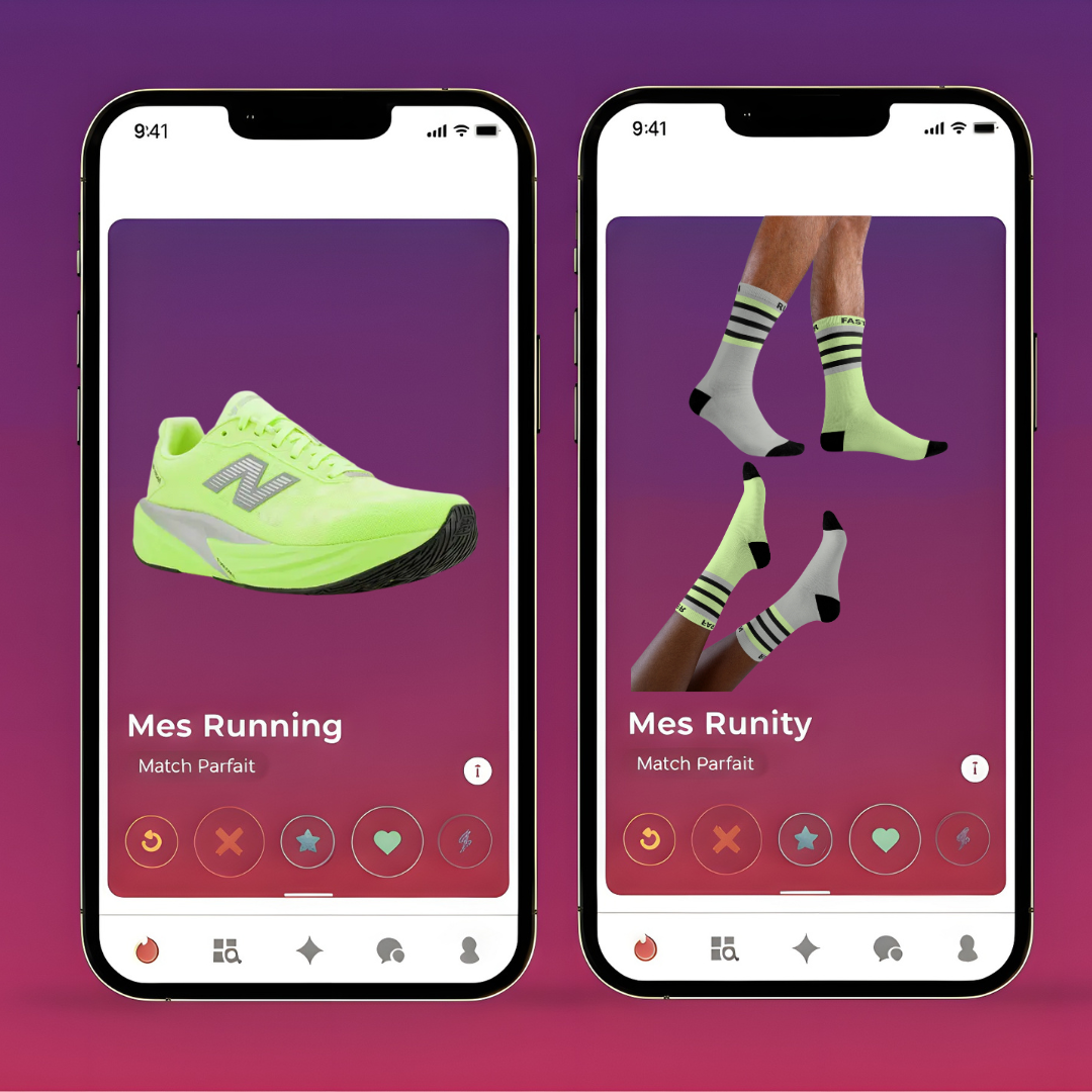 Chaussettes de Running Dépareillées et Personnalisables