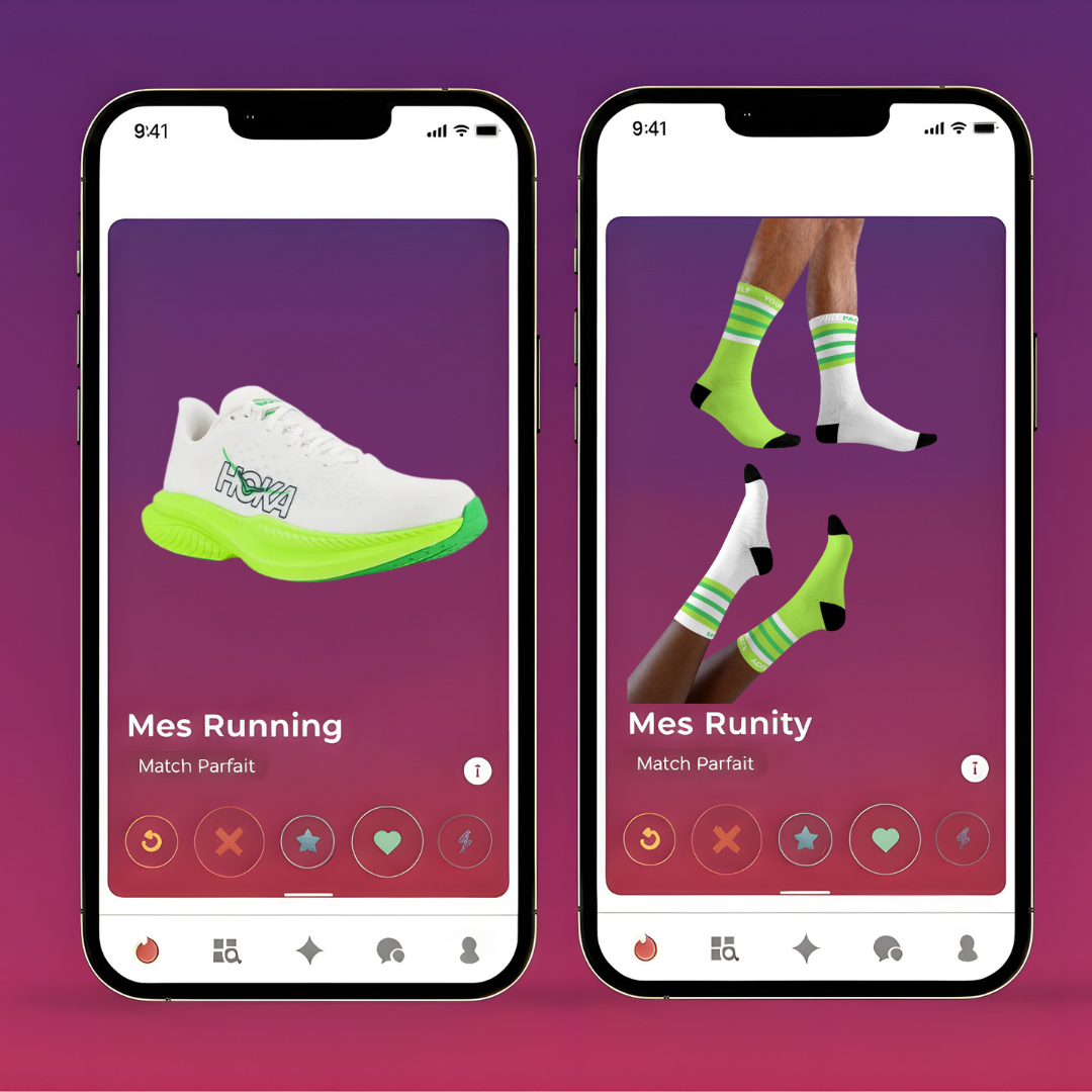 Chaussettes de Running Dépareillées et Personnalisables
