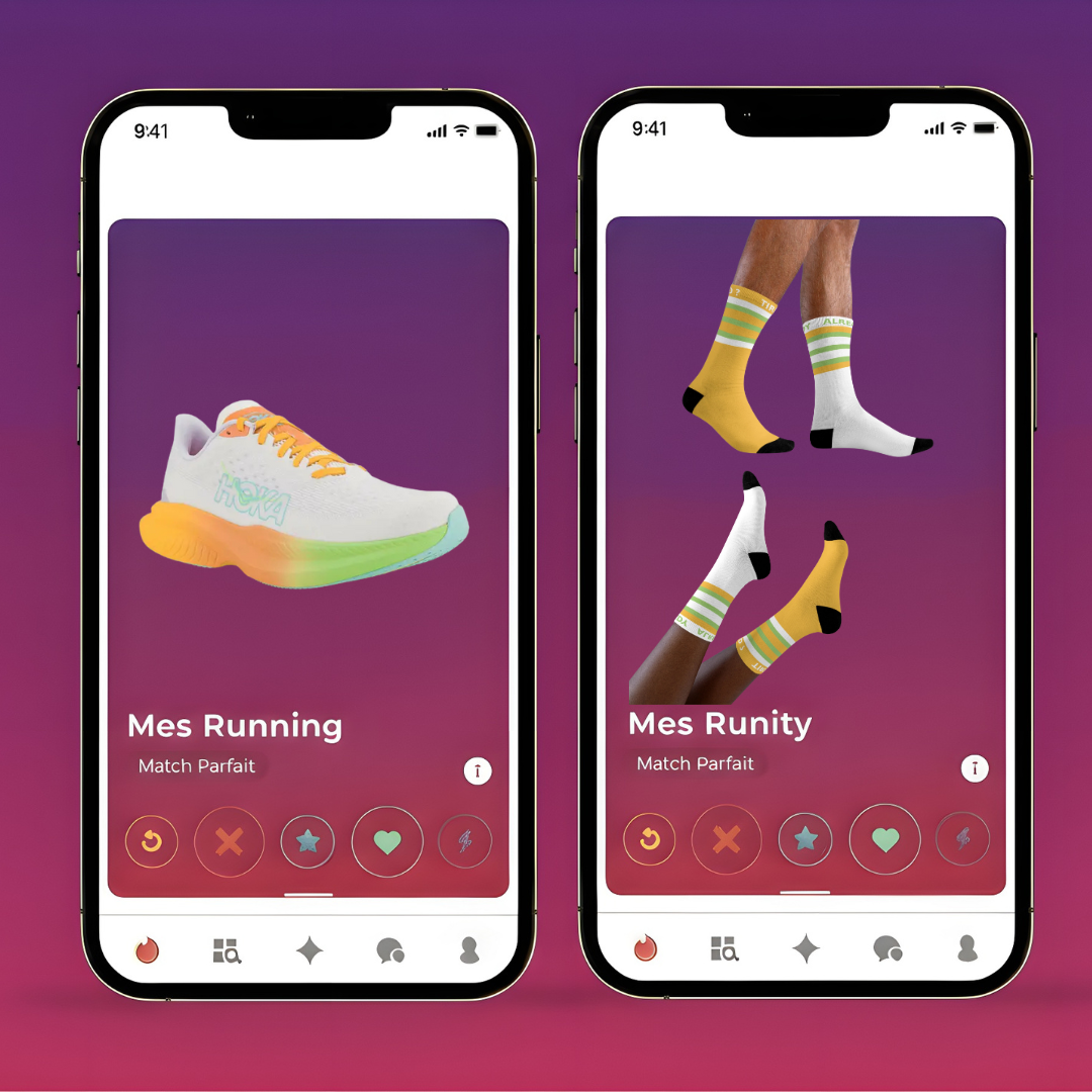 Chaussettes de Running Dépareillées et Personnalisables