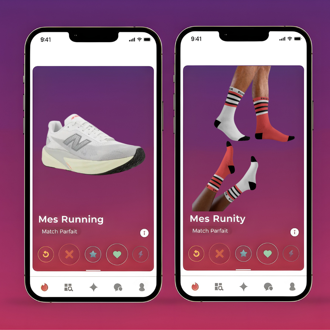 Chaussettes de Running Dépareillées et Personnalisables