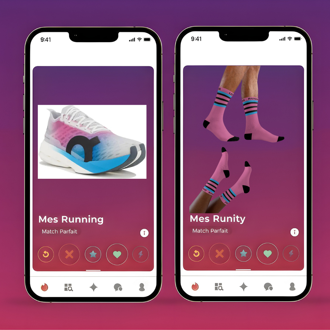 Chaussettes de Running Unies et Personnalisables