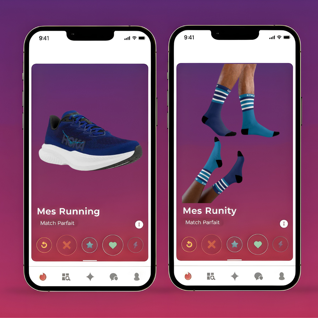 Chaussettes de Running Dépareillées et Personnalisables