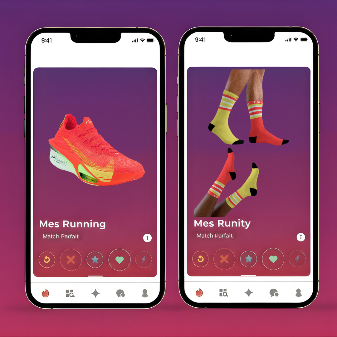 Chaussettes de Running Dépareillées et Personnalisables