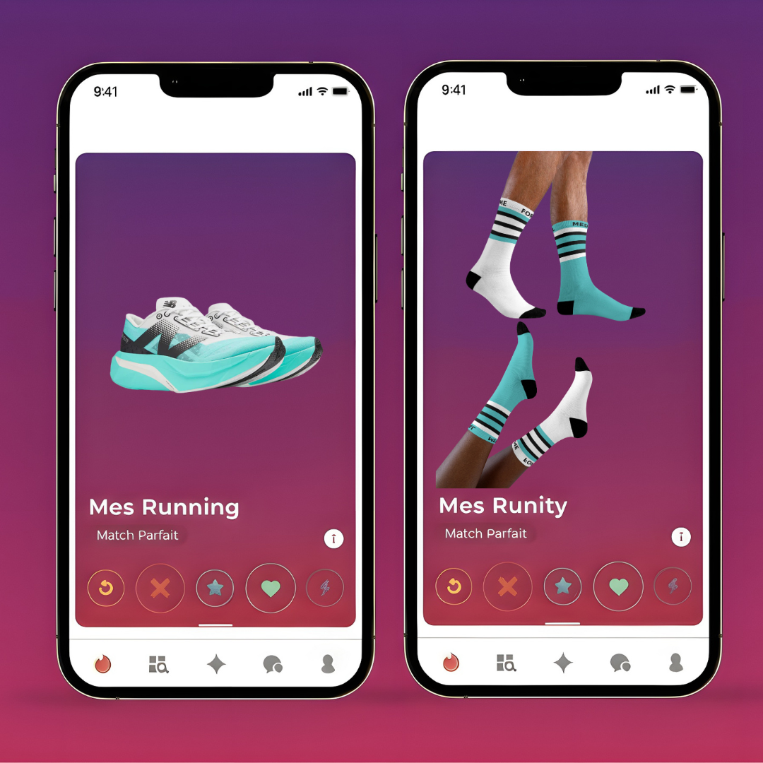 Chaussettes de Running Dépareillées et Personnalisables