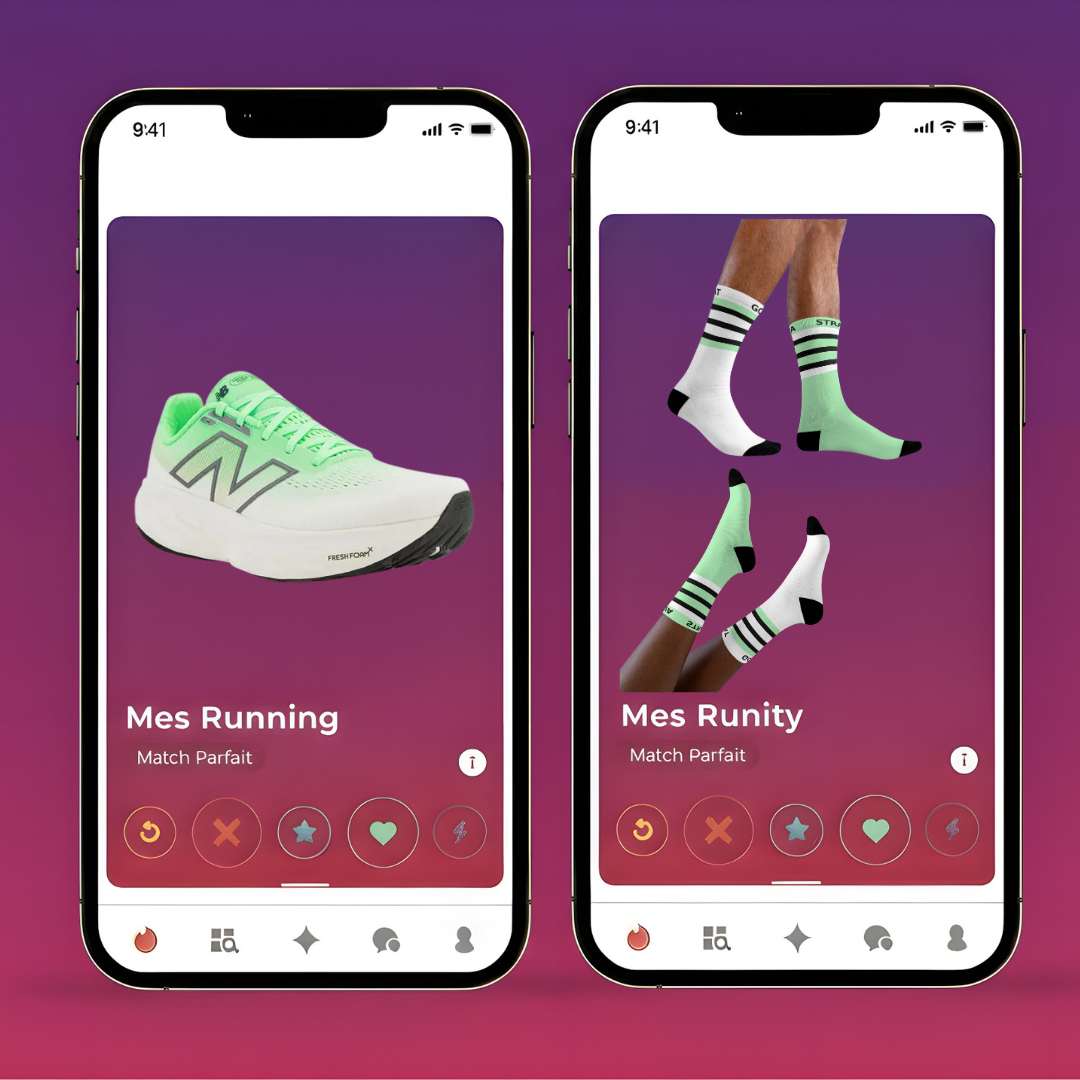 Chaussettes de Running Dépareillées et Personnalisables