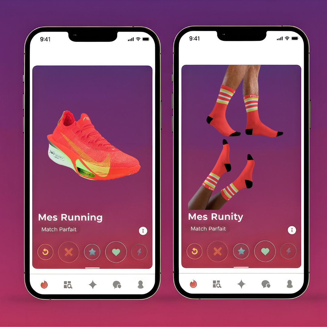 Chaussettes de Running Unies et Personnalisables