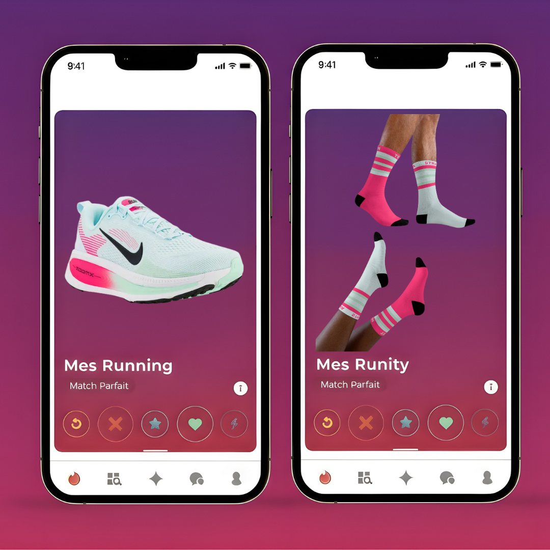Chaussettes de Running Dépareillées et Personnalisables