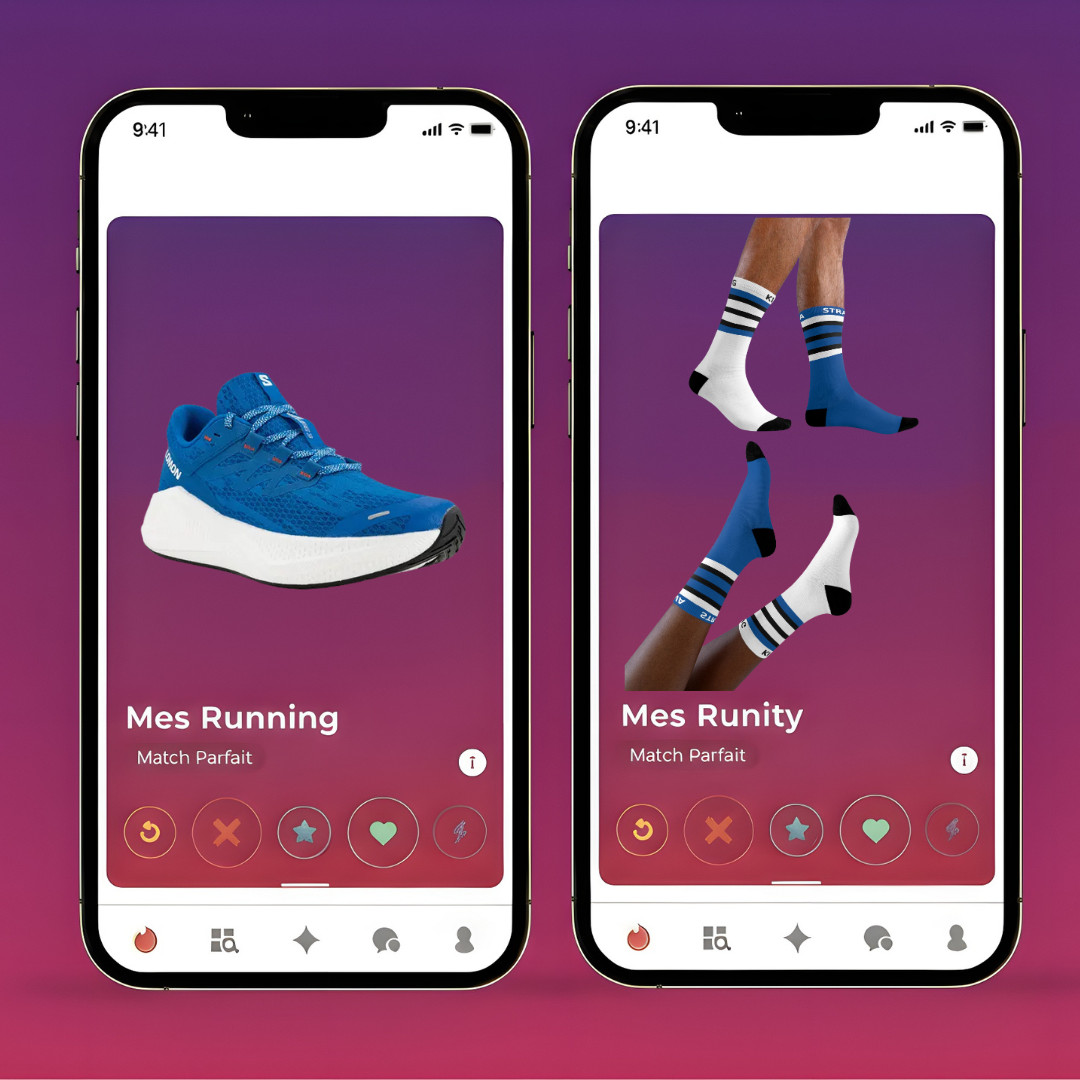 Chaussettes de Running Dépareillées et Personnalisables