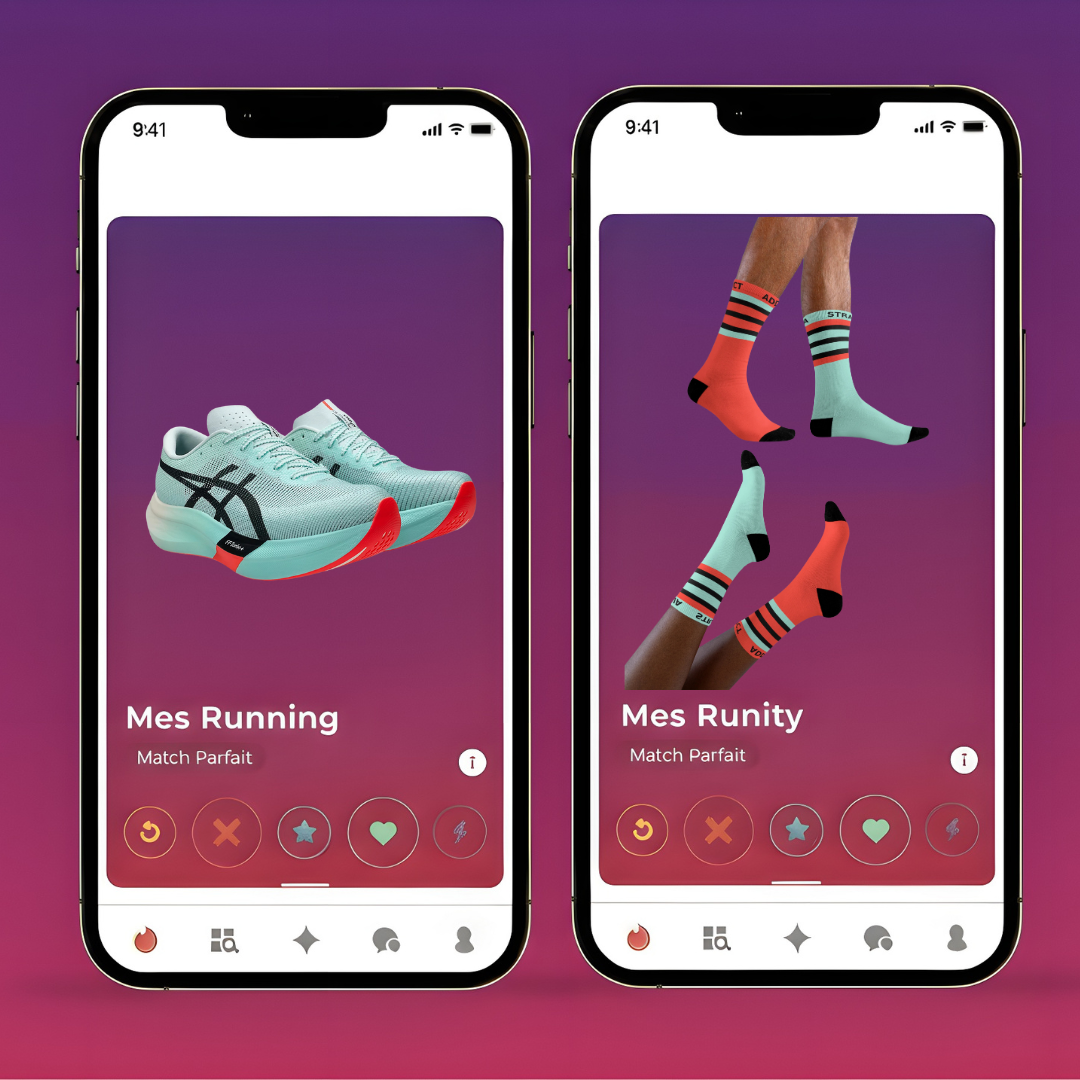 Chaussettes de Running Dépareillées et Personnalisables