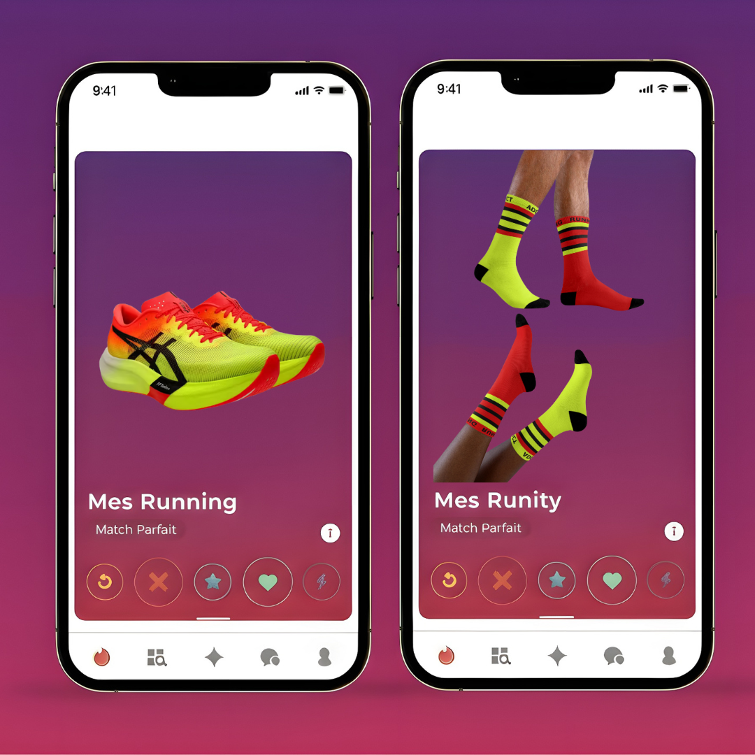 Chaussettes de Running Dépareillées et Personnalisables