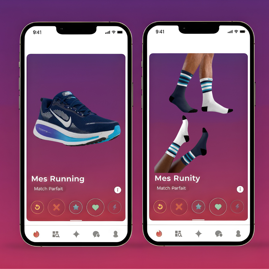 Chaussettes de Running Dépareillées et Personnalisables