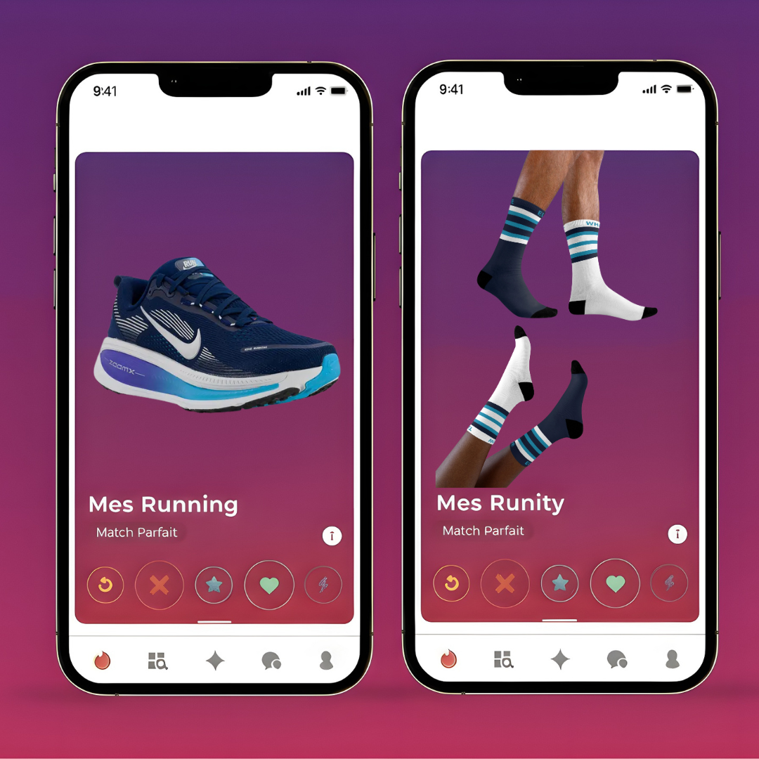 Chaussettes de Running Dépareillées et Personnalisables