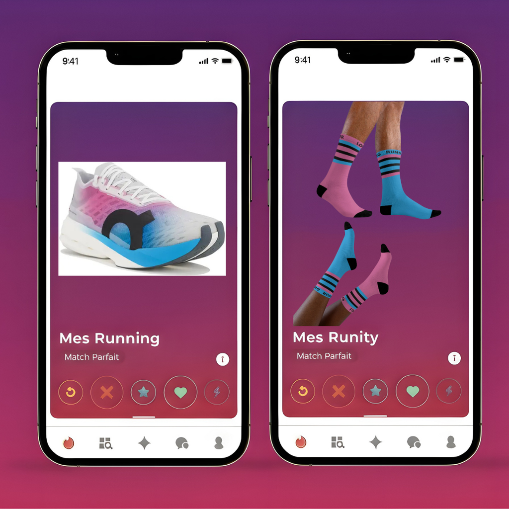 Chaussettes de Running Dépareillées et Personnalisables