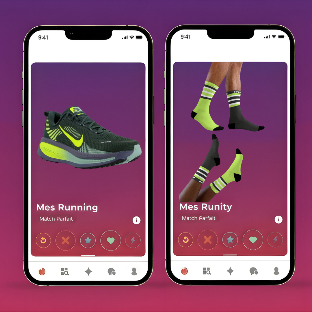 Chaussettes de Running Dépareillées et Personnalisables