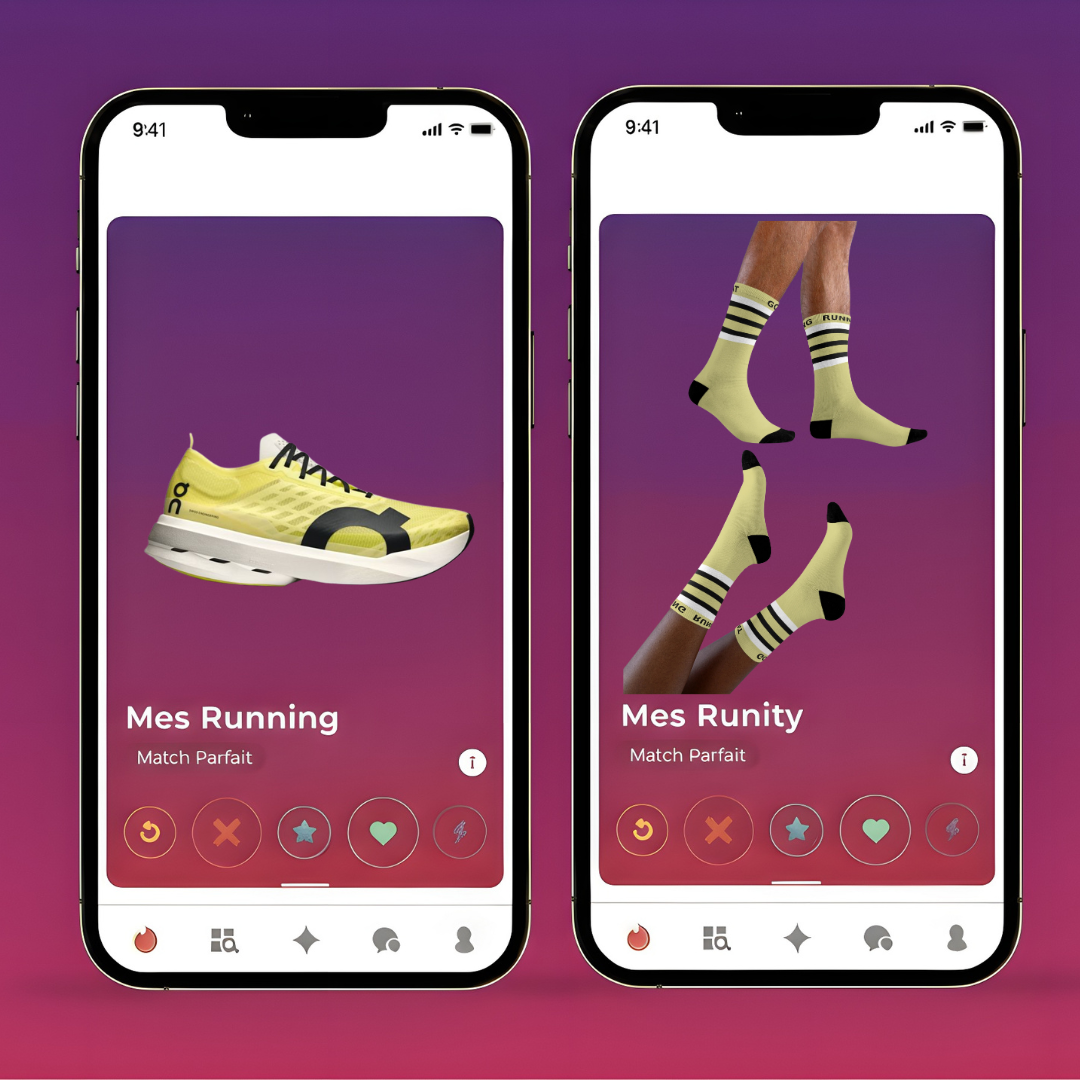 Chaussettes de Running Unies et Personnalisables
