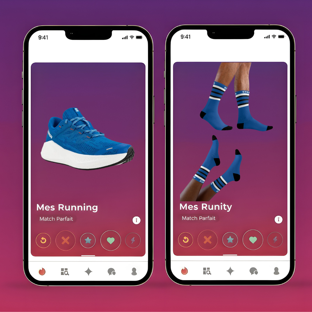 Chaussettes de Running Unies et Personnalisables