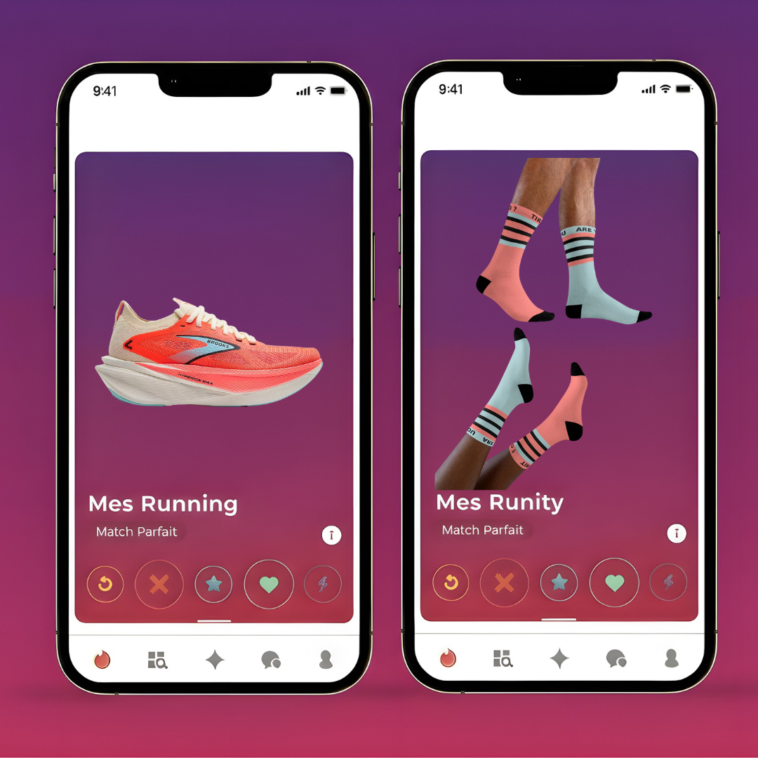 Chaussettes de Running Dépareillées et Personnalisables