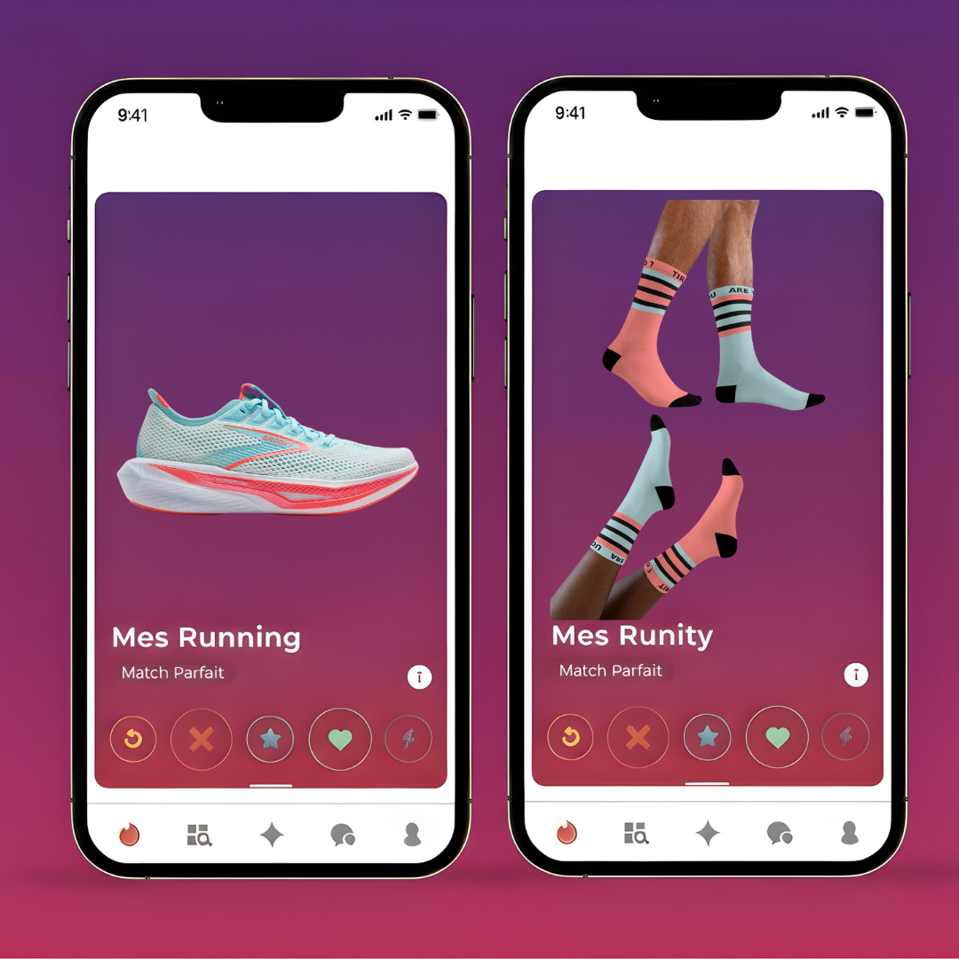 Chaussettes de Running Dépareillées et Personnalisables